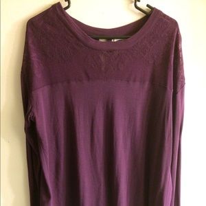 Chiffon & Lace Old Navy Blouse